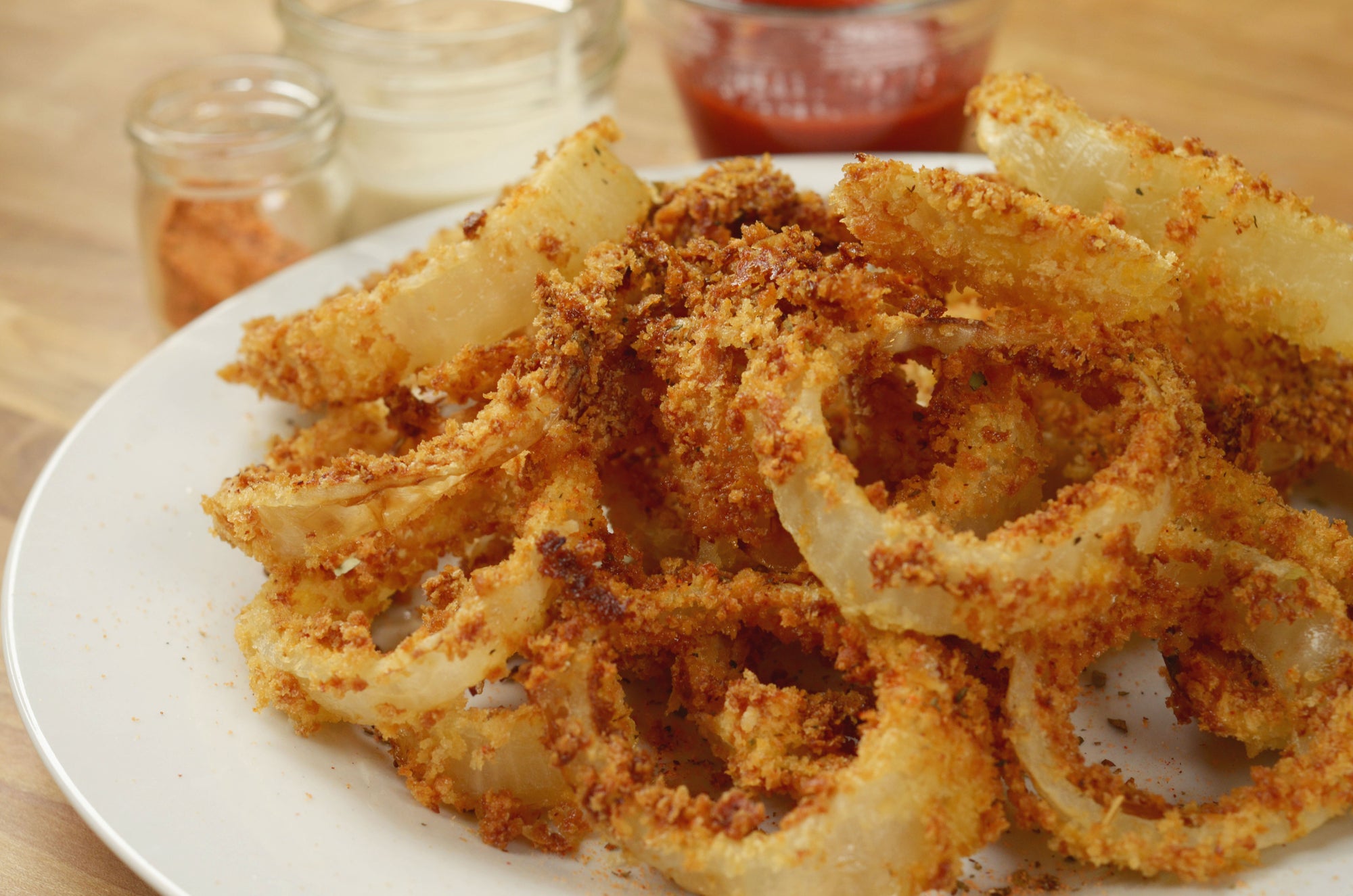 Air Fryer Onion Rings 3 Ways