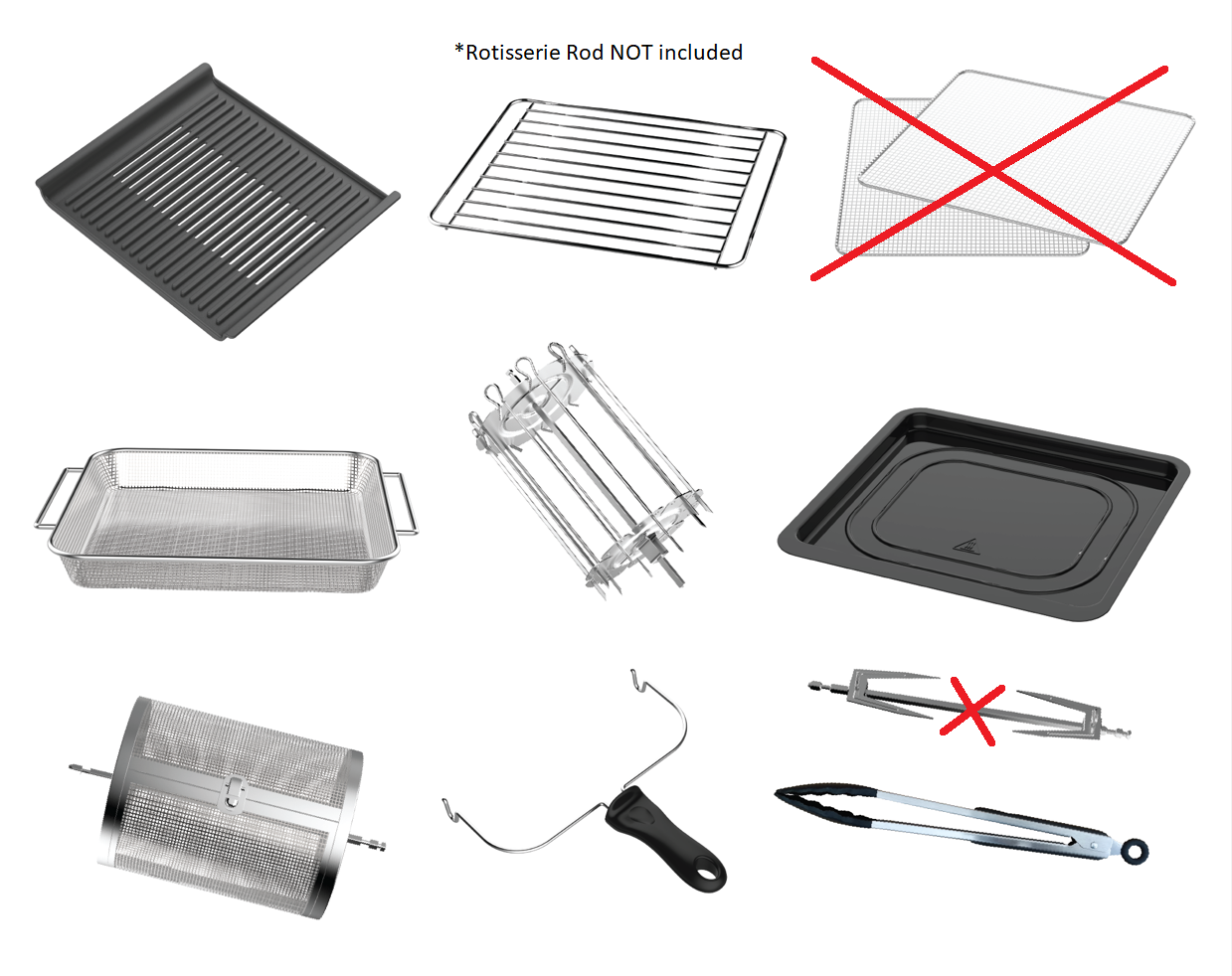 Ultimate Air Fryer Oven Grill Accessory Set