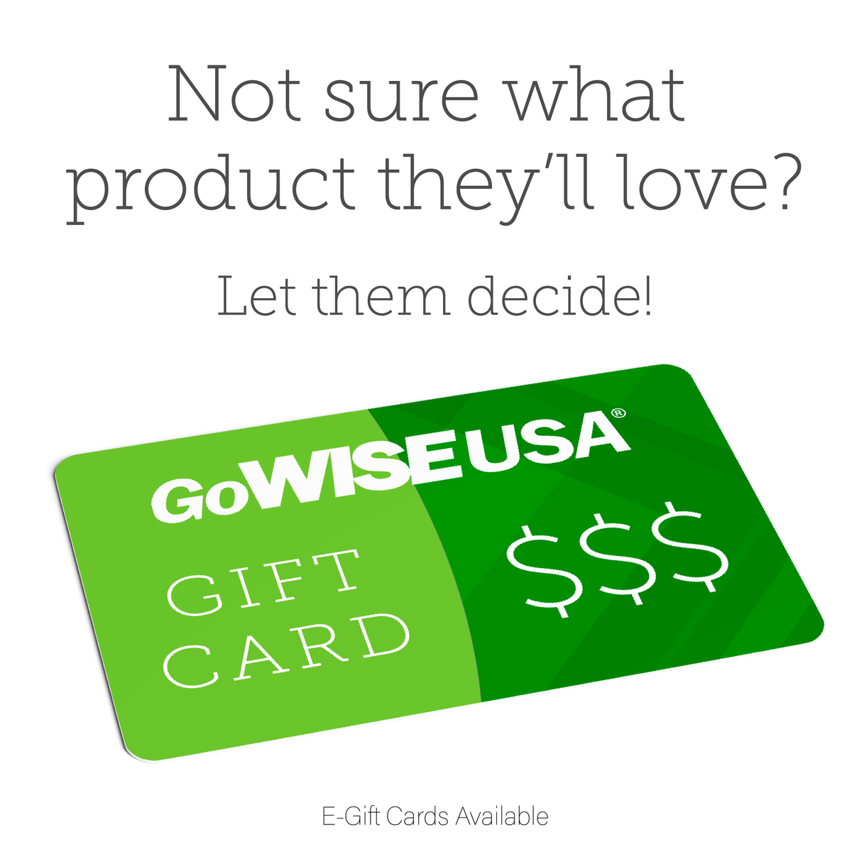 Gift Card - GoWISE USA