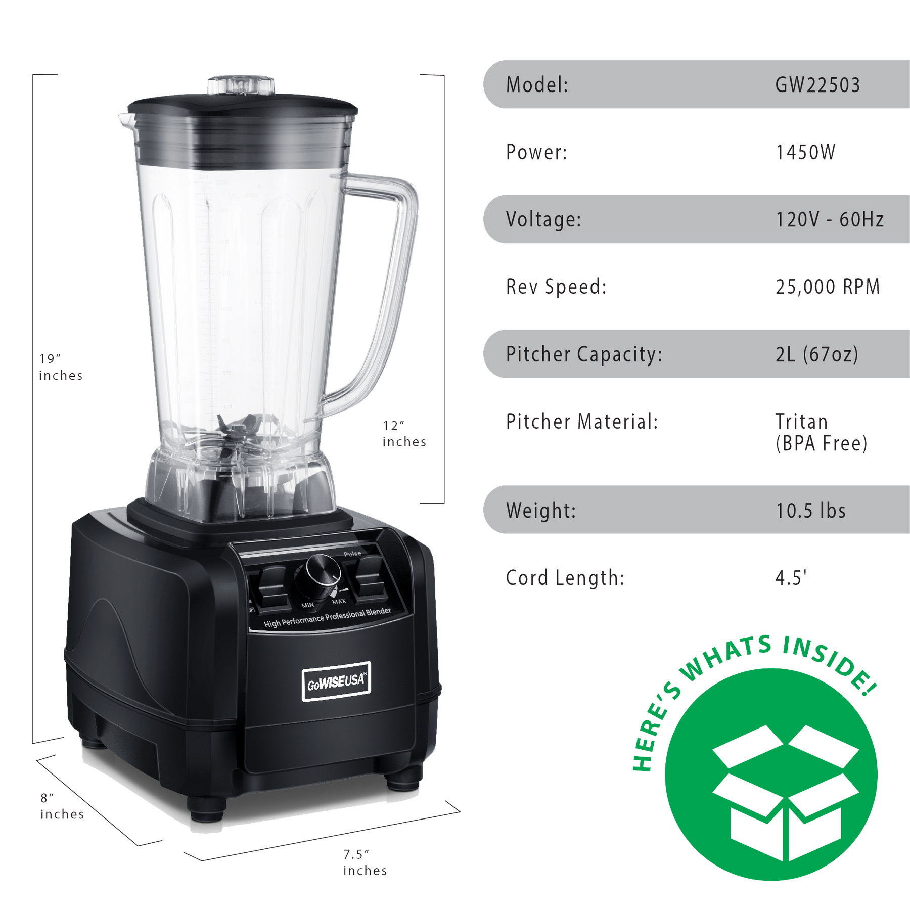 Streamline High Performance Blender