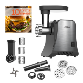 4-in-1 Electric 800-Watt Meat Grinder & Food Processor