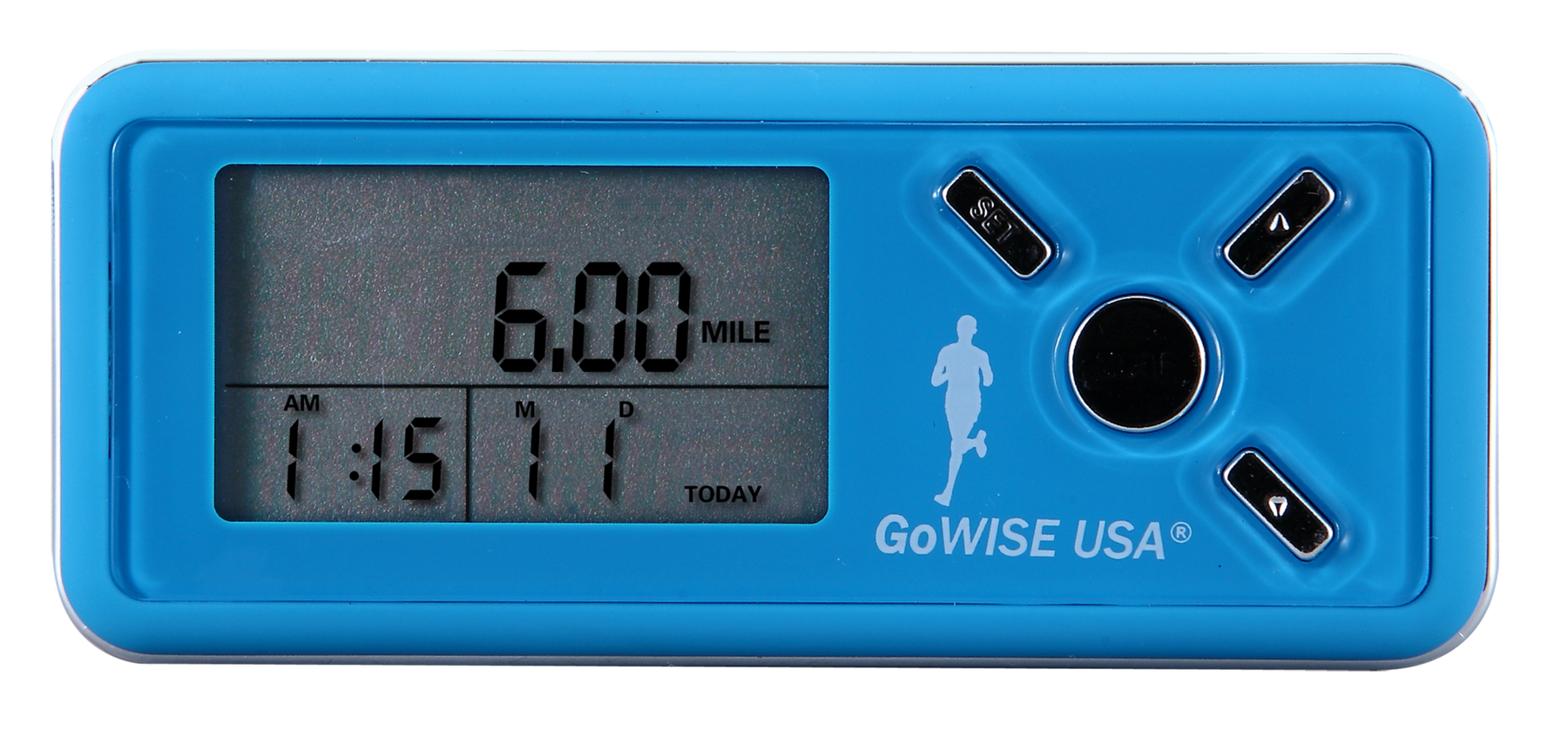 Pocket Pedometer w/ 3D Sensor - GoWISE USA
