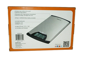 Digital Kitchen Food Scale, Stainless Steel, GW22018