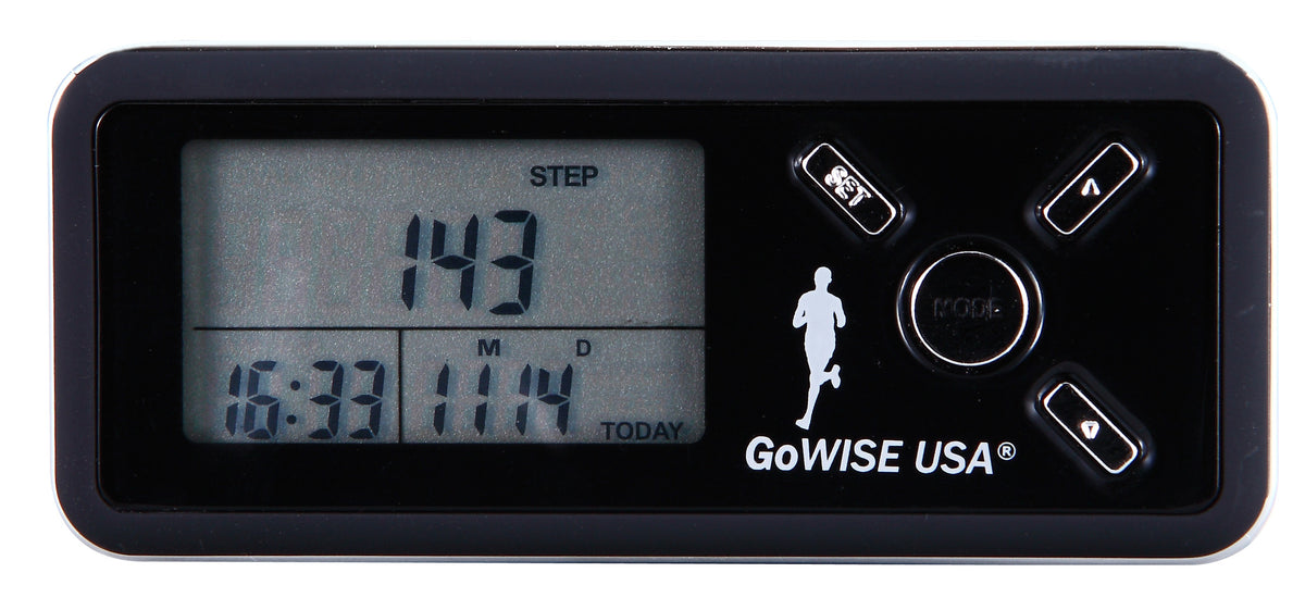 Pocket Pedometer w/ 3D Sensor - GoWISE USA