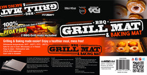 Non-Stick Reusable Grill and Baking Mats, 4-pack - GoWISE USA