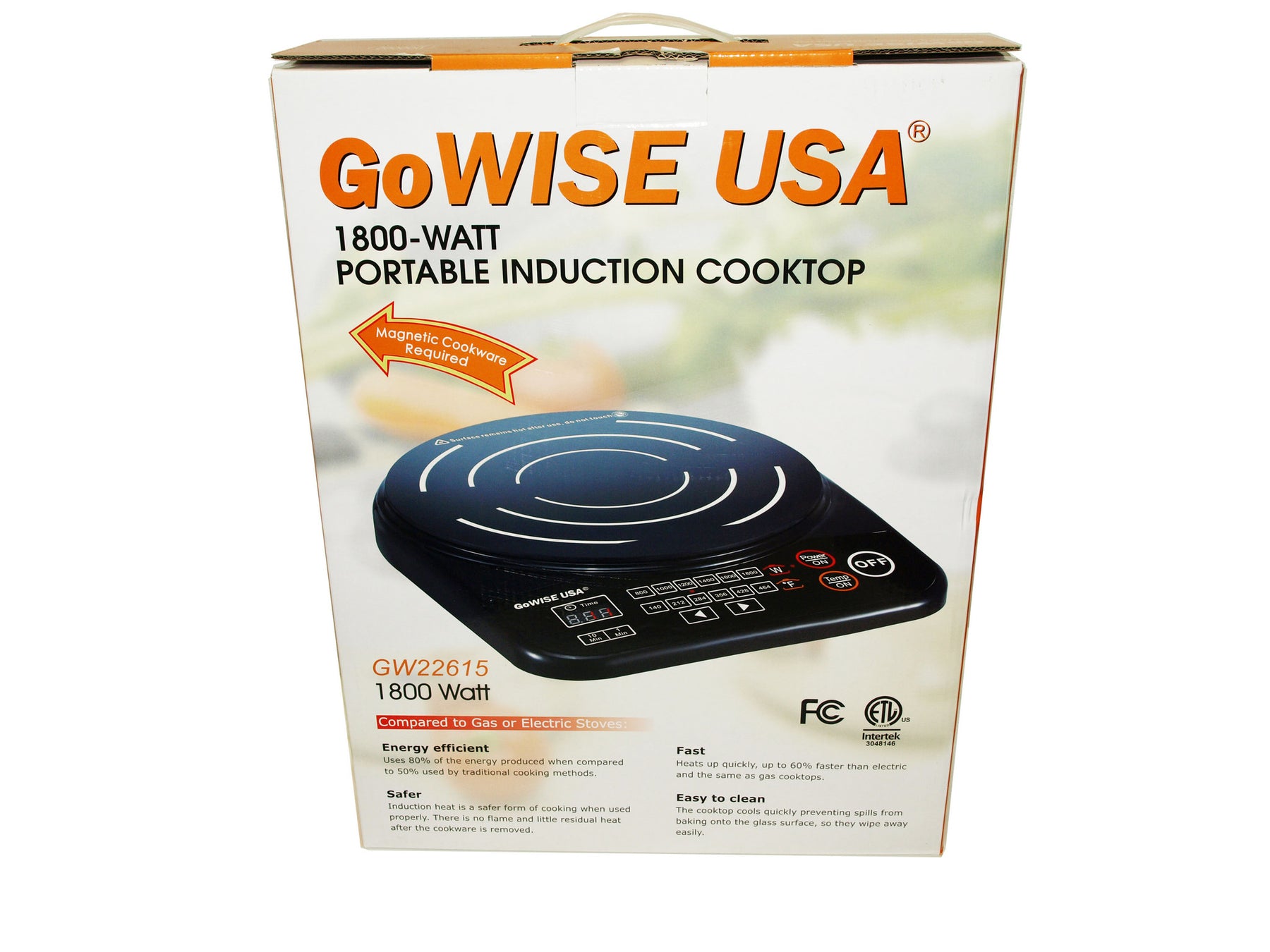 Portable Induction Cooktop / Hotplate - GoWISE USA