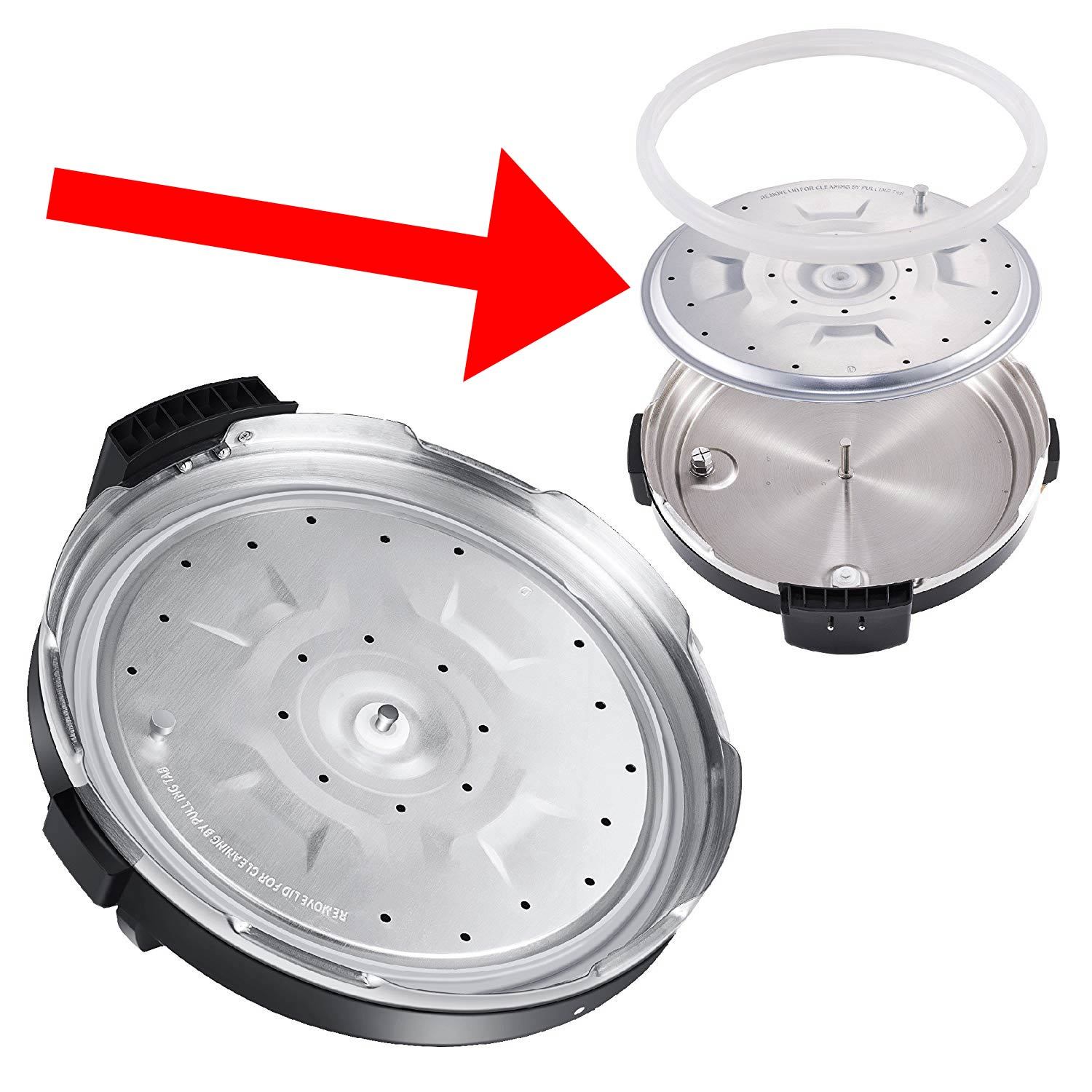 Pressure Cooker Lid's Inner Metal Plate