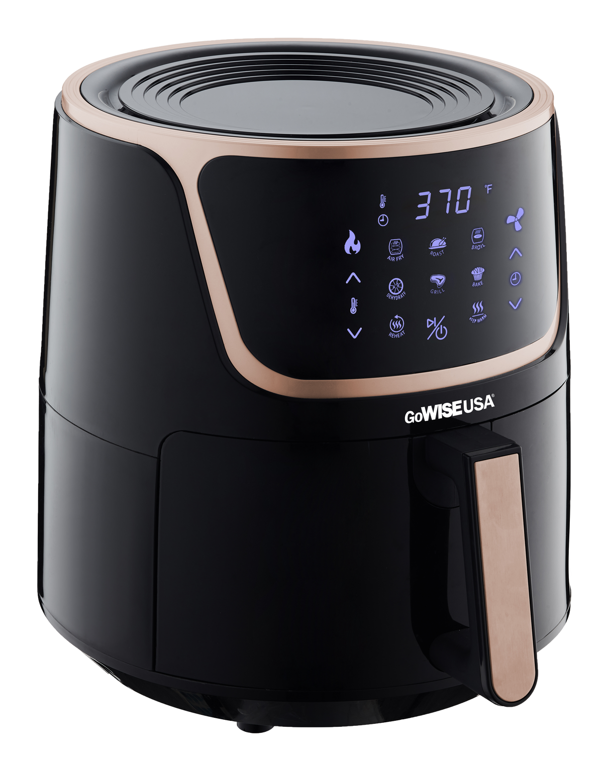 7 Quart Digital Touchscreen Air Fryer - GoWISE USA