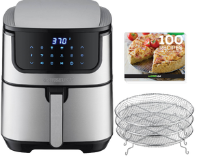 7 Quart Air Fryer & Dehydrator Max Steel XL