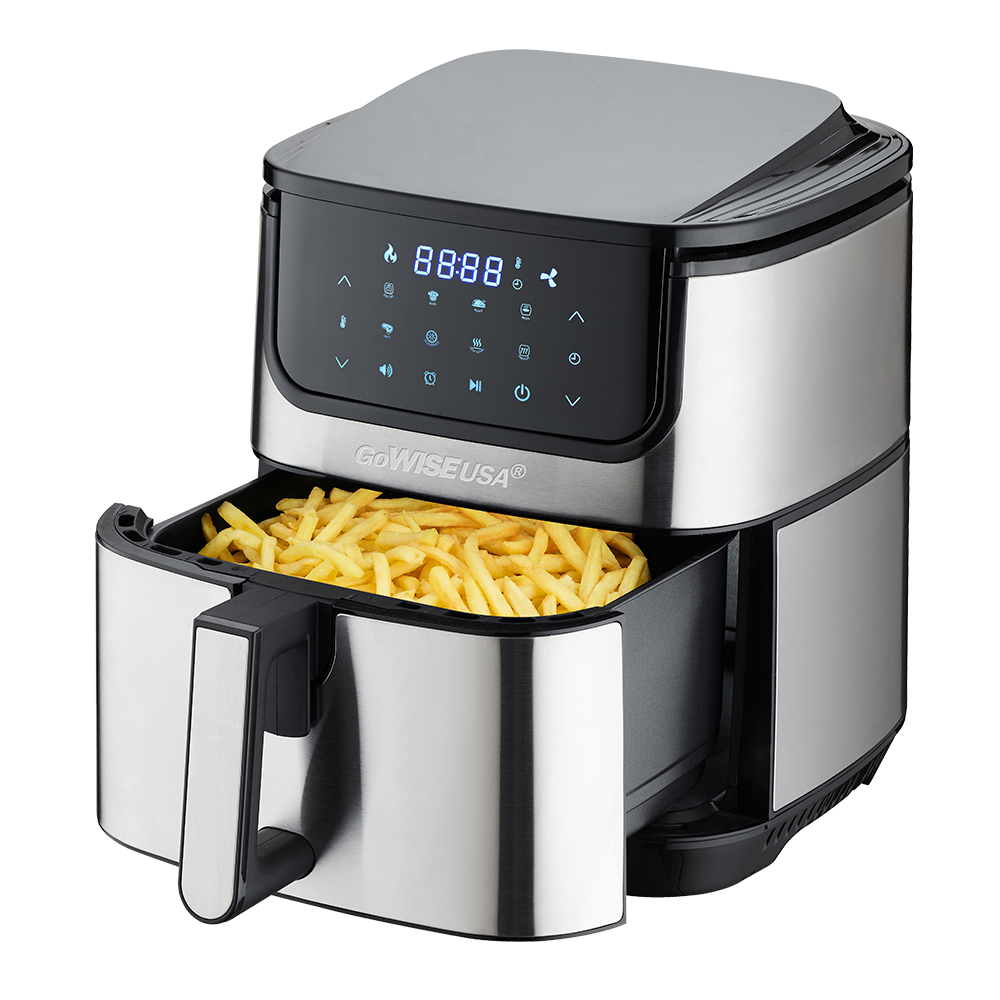 7 Quart Air Fryer & Dehydrator Max Steel XL