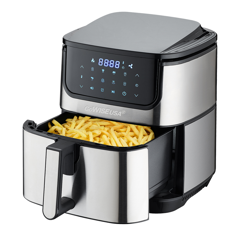 7 Quart Air Fryer & Dehydrator Max Steel XL