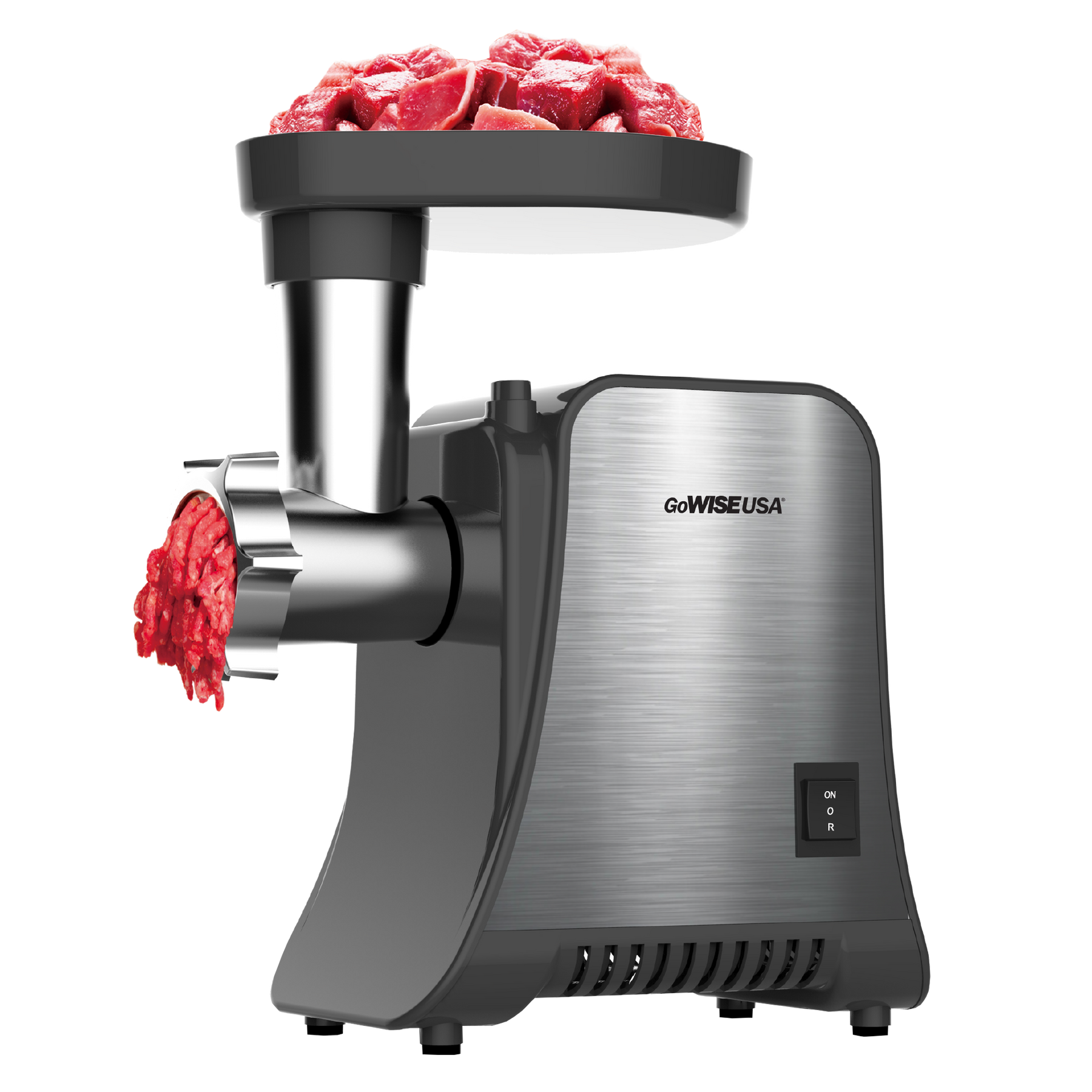 4-in-1 Electric 800-Watt Meat Grinder & Food Processor