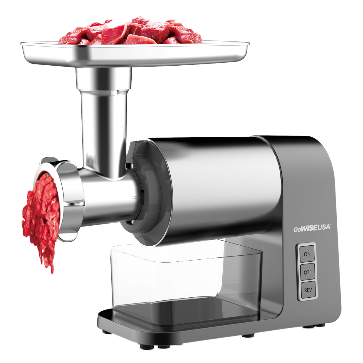 3-in-1 Electric 2000-Watt Meat Grinder & Food Processor