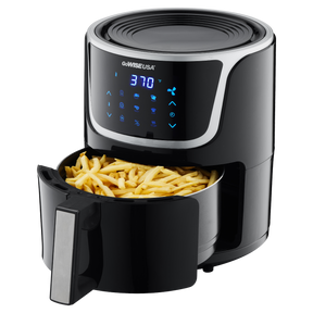 5 Quart Electric Programmable Air Fryer with Digital Touchscreen + 8 Functions