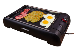 2-in-1 Smokeless Electric Indoor BBQ Grill and Griddle